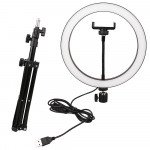 Wholesale 10 inch Selfie Ring Light with 76 inch Tripod Stand & Cell Phone Holder for Live Stream, Makeup, YouTube Video, Photography TikTok, & More Compatible with Universal Phone (Black)